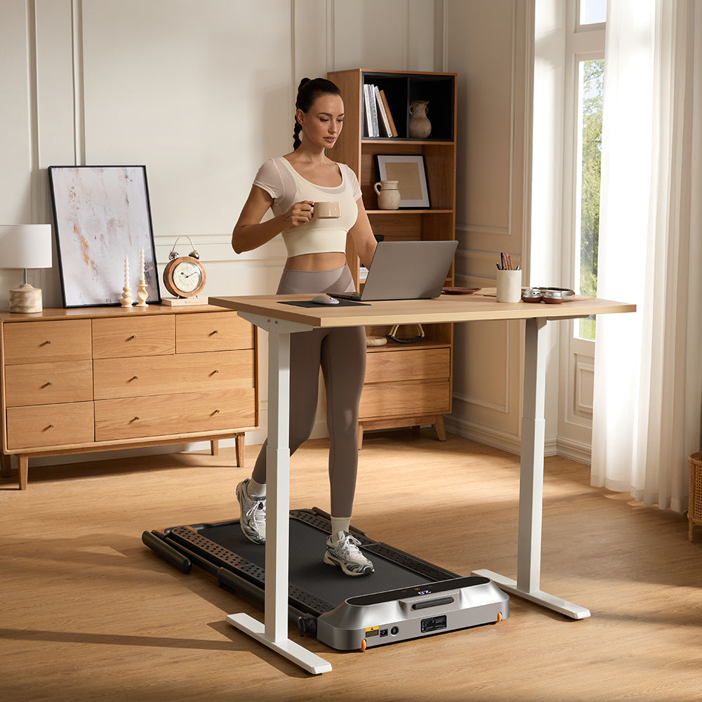 WalkingPad R2 Hybride+ avec poignée - Roulettes de marche pliantes et poignée pratique