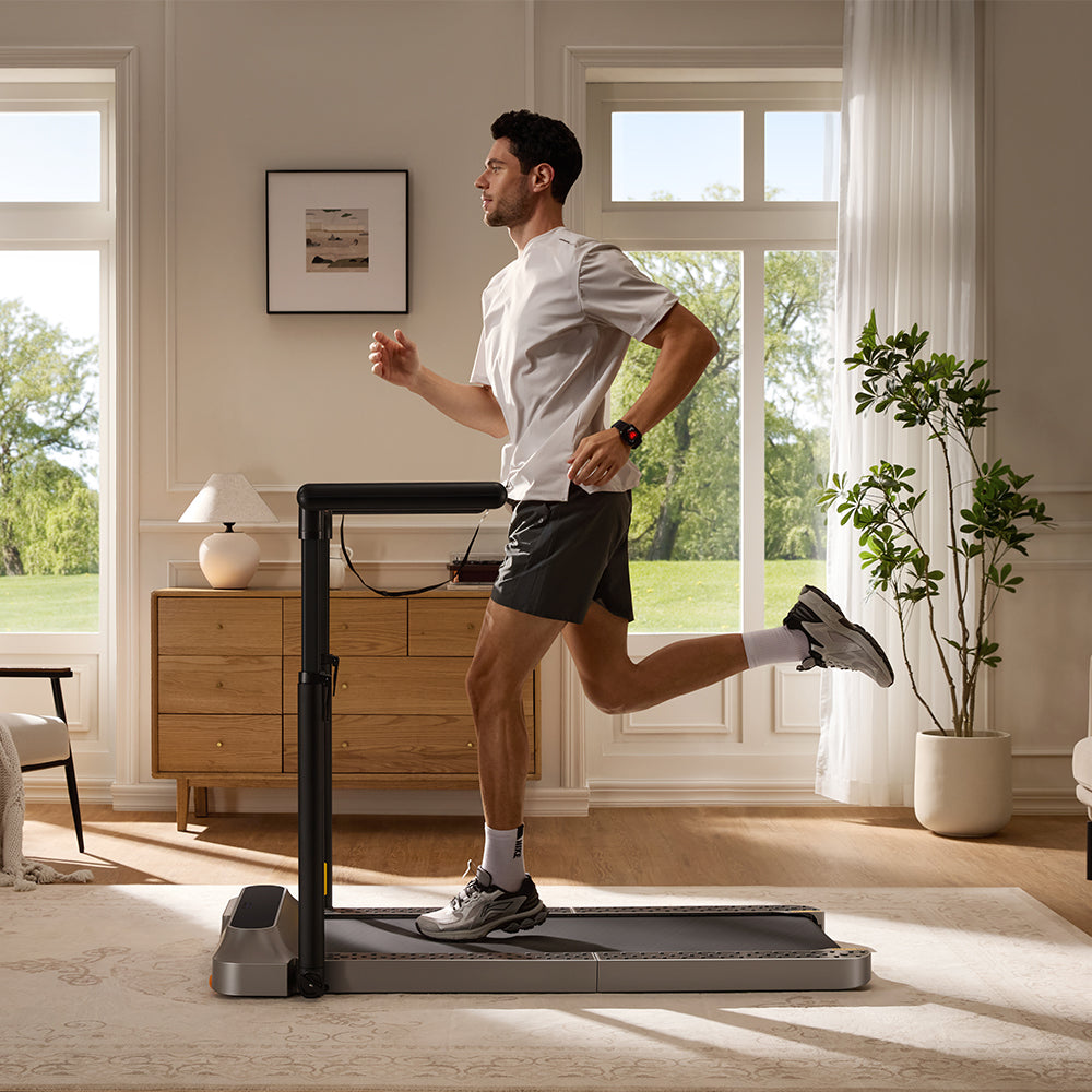 WalkingPad R2 Hybride+ avec poignée - Roulettes de marche pliantes et poignée pratique